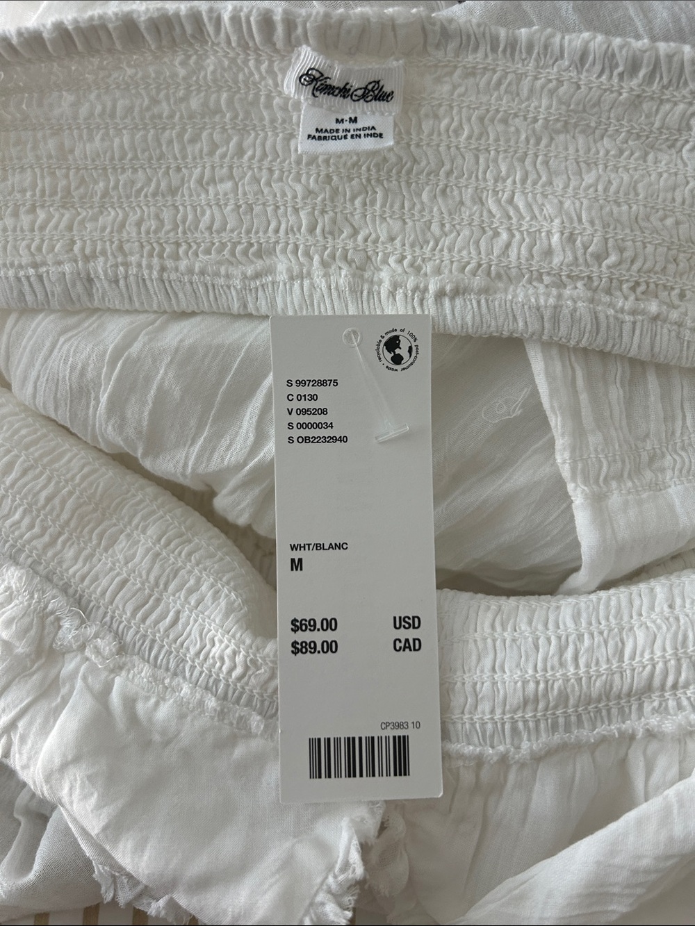 URBAN OUTFITTERS KIMCHI BLUE PHOEBE COTTON HALTER DRESS SIZE M MSRP $69.00 NWT - Picture 6 of 6